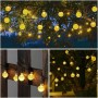 Вулична гірлянда від мережі 20 Led, 5 м, Білий/LED гірлянда кульки на дерево/Гірлянда світлодіодна