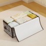Складаний чохол для речей 75 л (60х40х30 см) BAG LY-377 / Органайзер для одягу / Органайзер для речей у шафу