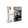Сковорода OSFE OS-F24, 24 см, з гранітним покриттям і кришкою. Чорний (OS-F24)