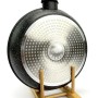 Сковорода OSFE OS-F24, 24 см, з гранітним покриттям і кришкою. Чорний (OS-F24)