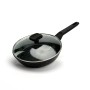 Сковорода OSFE OS-F26, 26 см, з гранітним покриттям і кришкою. Чорний (OS-F26)