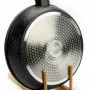 Сковорода OSFE OS-F26, 26 см, з гранітним покриттям і кришкою. Чорний (OS-F26)