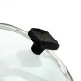 Сковорода OSFE OS-F28, 28 см, з гранітним покриттям і кришкою. Чорний (OS-F28)