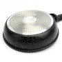 Сковорода OSFE OS-F30, 30 см, з гранітним покриттям і кришкою. Чорний (OS-F30)