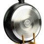 Сковорода OSFE OS-F30, 30 см, з гранітним покриттям і кришкою. Чорний (OS-F30)