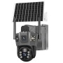 360° Вулична IP-камера TP18 4G Solar PTZ з автономним живленням і SIM-карткою, 6 МП, чорна