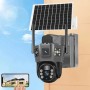 360° Вулична IP-камера TP18 4G Solar PTZ з автономним живленням і SIM-карткою, 6 МП, чорна