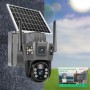 360° Вулична IP-камера TP18 4G Solar PTZ з автономним живленням і SIM-карткою, 6 МП, чорна