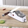 Електрична стругачка для ножів Electric Knife Sharpener від USB, Білий/професійна електроточилка/Ніжеточка
