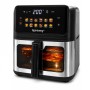 Аерогриль Rainberg RB 2342 4800W аерофрітюрниця безмасляна для приготування без олії з 2 Тенами 12,5 л та сенсорним керуванням