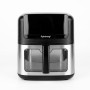 Аерогриль Rainberg RB 2342 4800W аерофрітюрниця безмасляна для приготування без олії з 2 Тенами 12,5 л та сенсорним керуванням