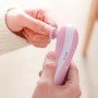 Електрична пилка для нігтів NAIL TRIMMER XL-667 рожева із 6 насадками та кейсом