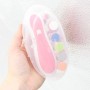 Електрична пилка для нігтів NAIL TRIMMER XL-667 рожева із 6 насадками та кейсом
