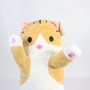 М'яка іграшка Кіт Батон 90 см, DOLL 1498-50, Коричневий/Плюшева іграшка обіймашка/Місяча іграшка довгий кіт