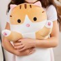 М'яка іграшка Кіт Батон 90 см, DOLL 1498-50, Коричневий/Плюшева іграшка обіймашка/Місяча іграшка довгий кіт