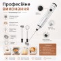 Портативный капучинатор Milk Frother 3 в 1 с 3 скоростями и сменными насадками, аккумуляторный вспениватель молока 1200 мАч USB,