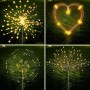 Садовий ліхтар на сонячній батареї Кульбаби (1 шт.) 90 LED, Теплий білий/Лед світильник для саду на ніжці