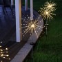 Садовий світильник на сонячній батареї 60 LED, 85 см, 1 шт., Чорний/ Садовий ліхтар/Вільний світильник Феєрверк