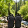 Комплект з двох рацій Baofeng BF-888S на 16 каналів до 5 км, радіостанція на 2 дводіапазонні рації на 1500 мАг з вбудованим FM