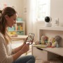 WIFI камера відеоспостереження 6MP, TY305, Біла/Вайфай відеоняня/Поворотна камера 360/IP Камера з керуванням телефоном