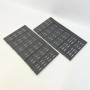 Кухонна полиця для мікрохвильовки, 2 яруси, (62х55х30.5 см), Чорна/Полиця під мікрохвильовку/ Стелаж для кухні