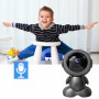 Поворотна відеокамера від USB 360° Q1, Чорна / Цифрова відеоняня з мікрофоном / Дротова камера спостереження для дітей та тварин