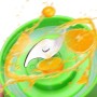 Аккумуляторный мини-блендер на 400мл Juicer NG-01, 2000мАч, USB, Зеленый / Блендер-шейкер с PowerBank