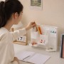 Настільний органайзер для канцелярії, 28х24.5см, Білий/підставка для ручок і олівців/ Органайзер для косметики