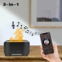 Увлажнитель воздуха ночник с эффектом пламени Bluetooth колонка