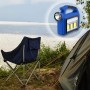 Ручний ліхтар із сонячною батареєю 5Вт, PowerBank, USB, DIZ-2209-3