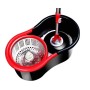 Комплект швабра з турборежимом і відром Spin Mop 360 10 л набір для прибирання та миття підлоги