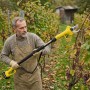 Акумуляторний набір (Міні-пила 6" і Секатор) + Висоторіз-подовжувач 2 м, 2 АКБ 48 В, Жовтий/Набір акумуляторного інструменту
