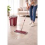 Швабра з відром 11 л з автоматичним віджиманням + 2 насадки, Cleaning Mop, Бордова Комплект для прибирання швабра