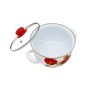УЦІНКА! Набір емальованих каструль Higher Kitchen ZP-321 каркаде набір з 10 одиниць (пошкодження, Погане паковання 3655)
