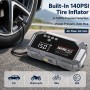 Пускозарядний пристрій K3 з компресором 150 PSI автозапуск двигуна Power Bank автомобільний пусковий