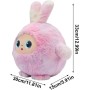 Мягкая игрушка (BB1882F-87) (Размовая с ИИ и LED глазами) (РОЖЕВА)