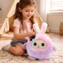 Мягкая игрушка (BB1882F-87) (Размовая с ИИ и LED глазами) (РОЖЕВА)