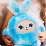 Интерактивная мягкая игрушка BB1882F-89 синяя с искусственным интеллектом Говорящая AI-игрушка с LED-глазами для детей