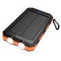 Павербанк HOCO J164 Platinum Solar 8000 mAh 2USB/Type-C із сонячною панеллю та ліхтариком