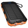 Павербанк HOCO J164 Platinum Solar 8000 mAh 2USB/Type-C із сонячною панеллю та ліхтариком