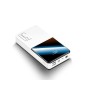 Зовнішній акумулятор, повербанк PowerX Q500 білий 30000 mAh з LCD-дисплеєм, 2×USB