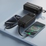 Power bank XO PR250 30000 mAh PD20W+QC22.5W зі швидким заряджанням, дисплеєм і кабелями Black