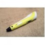 3D ручка для рисования с экраном 3д Ручка Pen3 с LCD дисплеем Жёлтая