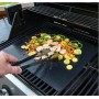 BBQ grill sheet гриль мат портативный антипригарным покрытием 33 Х 40 см для овощей, мяса, морепродуктов