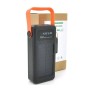 Power bank YM-635 40000mAh Solar Индикатор уровня заряда, для зарядки телефона с встроенными кабелями