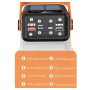 Power bank YM-635 40000mAh Solar Индикатор уровня заряда, для зарядки телефона с встроенными кабелями