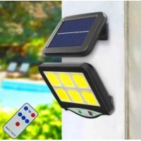 LED — вуличний світильник SL-F120 на сонячних батареях, автономний вологостійкий із датчиком руху для двору