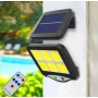 LED — вуличний світильник SL-F120 на сонячних батареях, автономний вологостійкий із датчиком руху для двору