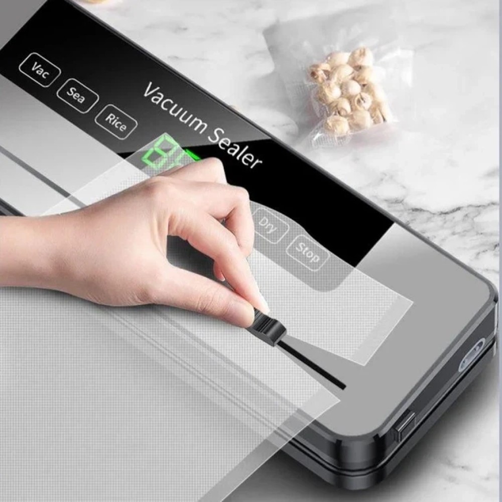 Вакууматор для продуктів 120W з вбудованим різаком і 10 пакетами TV-SH-06/LL-368
