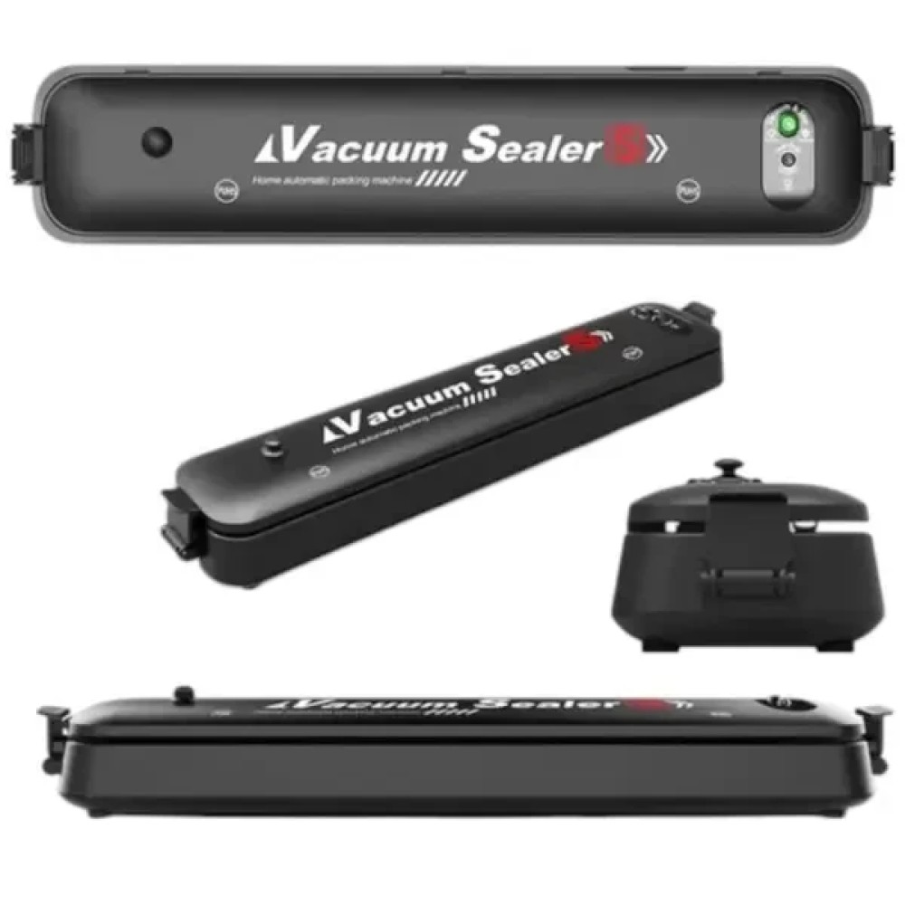 Вакуумний пакувальник продуктів Vacuum Sealer S 26X-252 Чорний